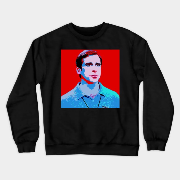 steve carell Crewneck Sweatshirt by oryan80